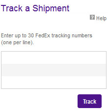 federal express tracking package