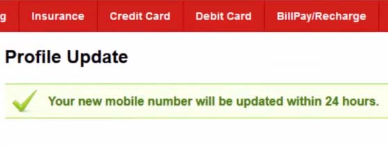 Your Kotak New Mobile Number Updated