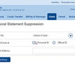 HDFC Physical Statement Suppression