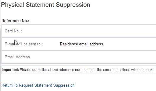Physical Statement Suppression