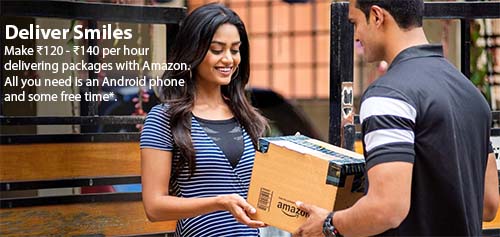 Earn ₹140 per Hour by delivering packages with Amazon Flex Program