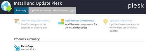 Install and Update Plesk