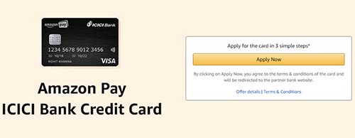 Amazon Pay ICICI Bank Credit Card Apply Now
