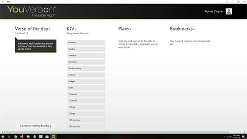 YouVersion Bible App for Windows