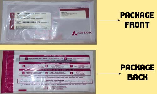 Axis Bank Cheque Book Package