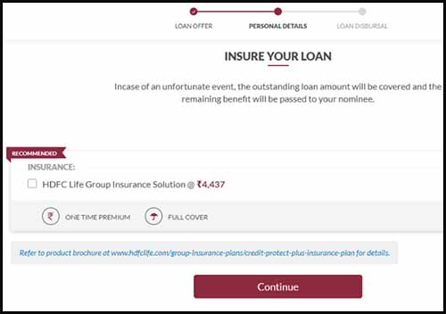 Insure your loan