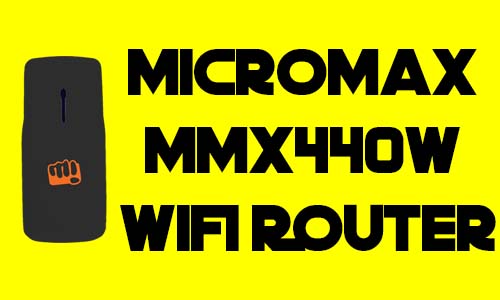 Micromax MMX440W WiFi Router
