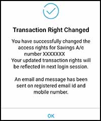 YONO SBI Transaction Rights Changed