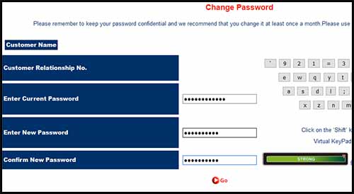 Kotak Change Password