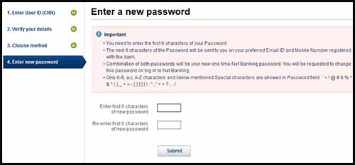 Kotak Enter a Password