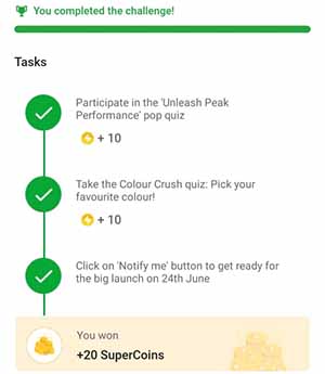 Flipkart Challenge Rewards