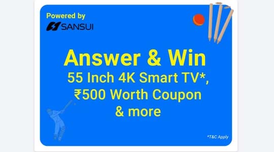 Answer & Win 4K Smart TV