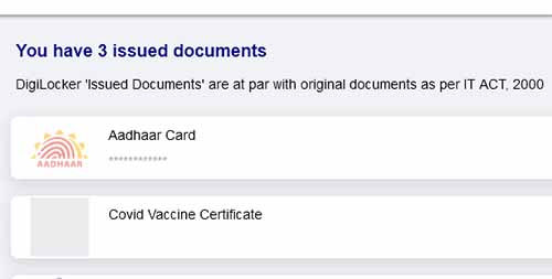 COVID Issued Document