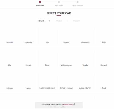 Select your Car Brand