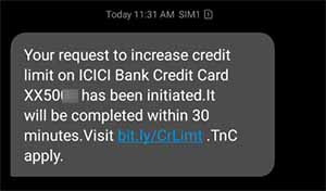 Free Credit Increase Request