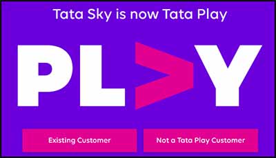 Tata Play Homepage