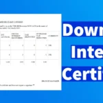 Download Bank Interest Certificate