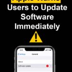 Update Software Warning by Apple