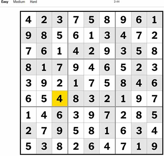Sudoku Easy160922