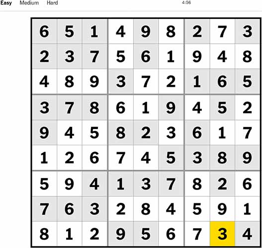 Sudoku Easy 230922