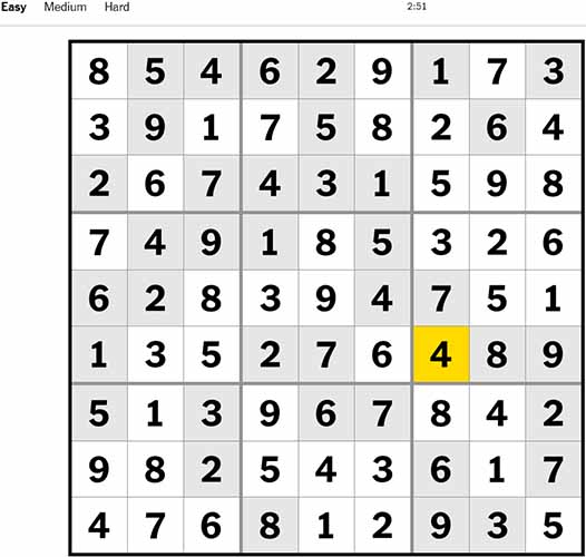 Sudoku Easy 270922
