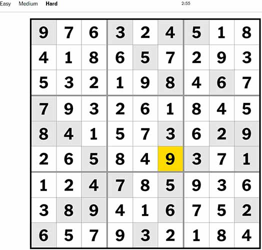 Sudoku Hard 150922