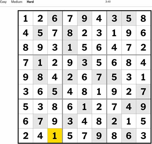 Sudoku Hard 230922