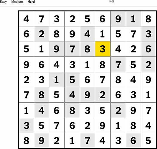 Sudoku Hard 250922