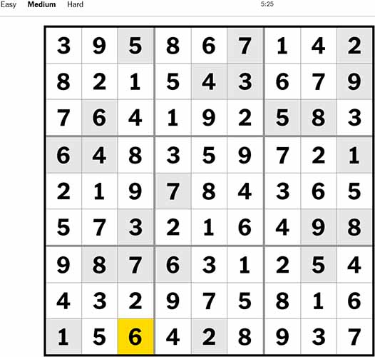 Sudoku Medium 240922