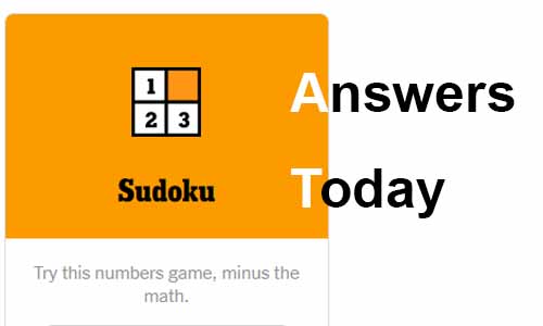 NYT Sudoku Answers