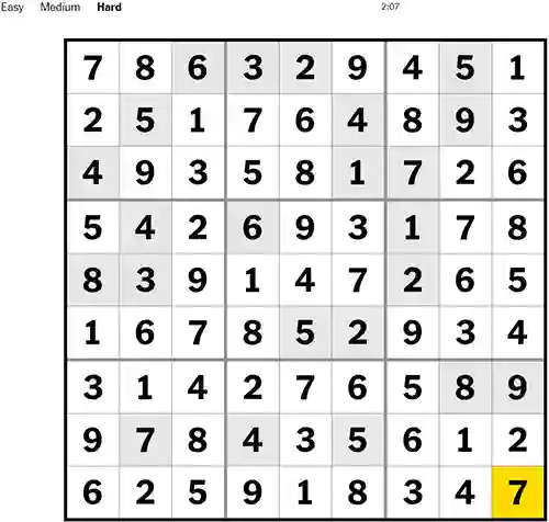 NYT Sudoku Hard 271122