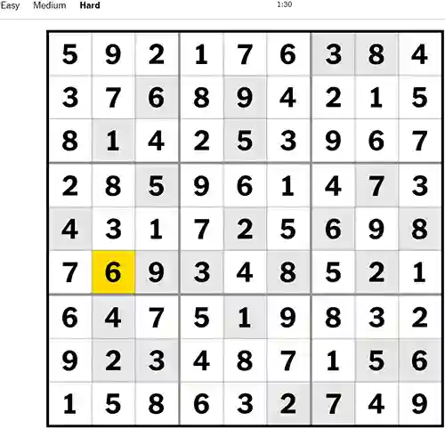 NYT Sudoku Hard 161222