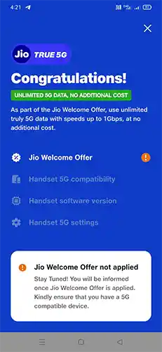 5G Welcome Offer