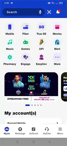 My Jio App