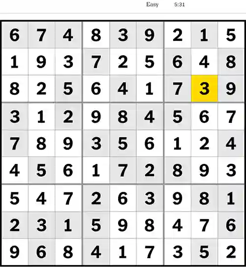 Sudoku Easy 270323