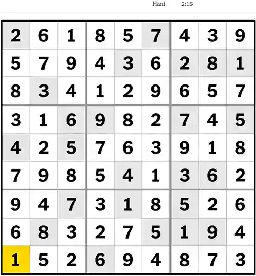 Sudoku Hard 260323
