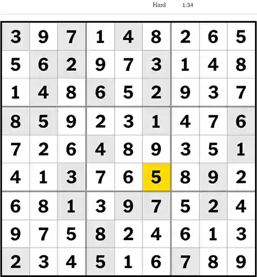 Sudoku Hard 28th March 2023