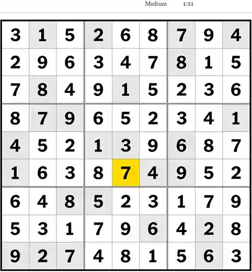 Sudoku Medium 260323