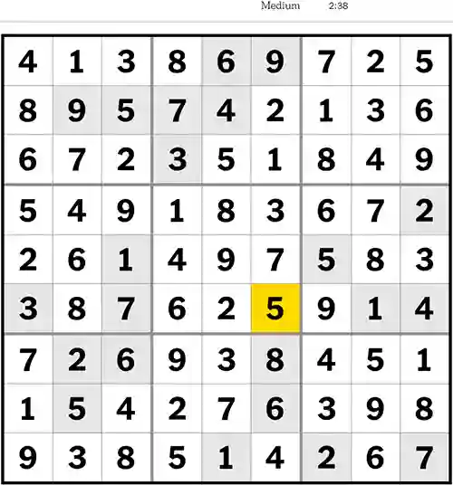 Sudoku Medium 270323