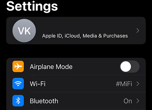 iPhone WiFi