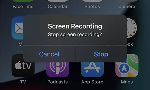 Stop Screen Recording