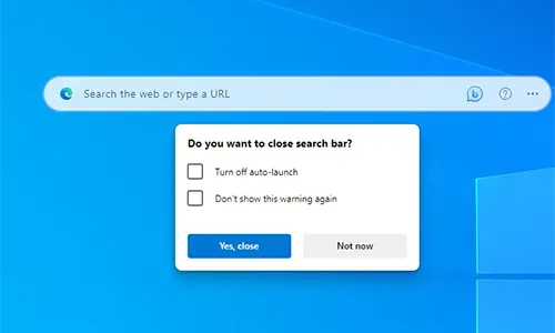 Do you want to close search bar