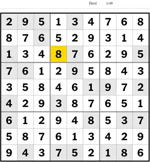 Nyt Sudoku Today Hard 11th May 2023