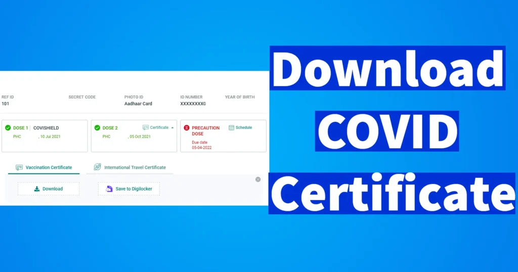 Download COVID Certificate