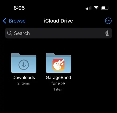 iCloud Drive Downloads