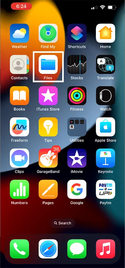 iPhone Homescreen Files