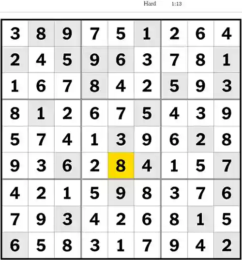NYT Sudoku Hard 29th July 2023