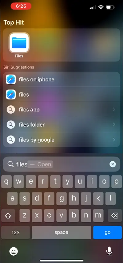 Search Files app