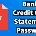 Bank & Credit Card Statement Password Format