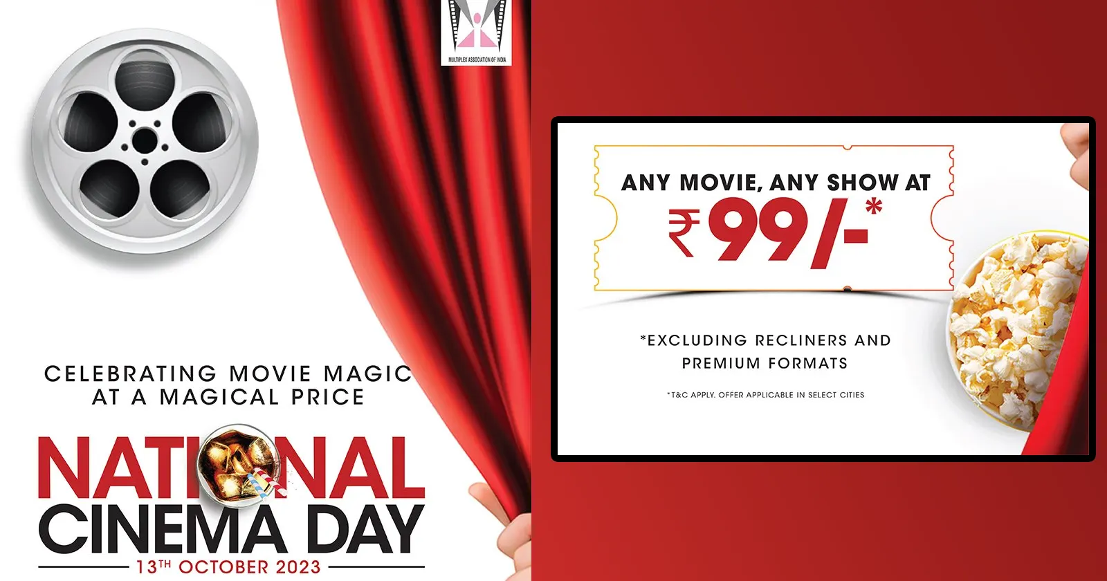 National Cinema Day 2024 Grab Your Tickets at ₹99 » Reveal That